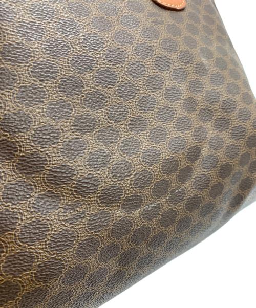 CELINE（セリーヌ）CELINE (セリーヌ) マカダム柄ボストンバッグ ブラウンの古着・服飾アイテム