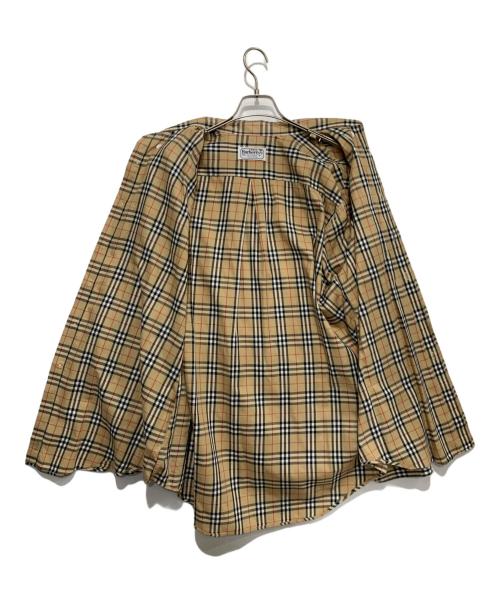 Burberry's（バーバリー）Burberry's (バーバリーズ) ボタンダウンチェックシャツ ベージュ サイズ:Lの古着・服飾アイテム