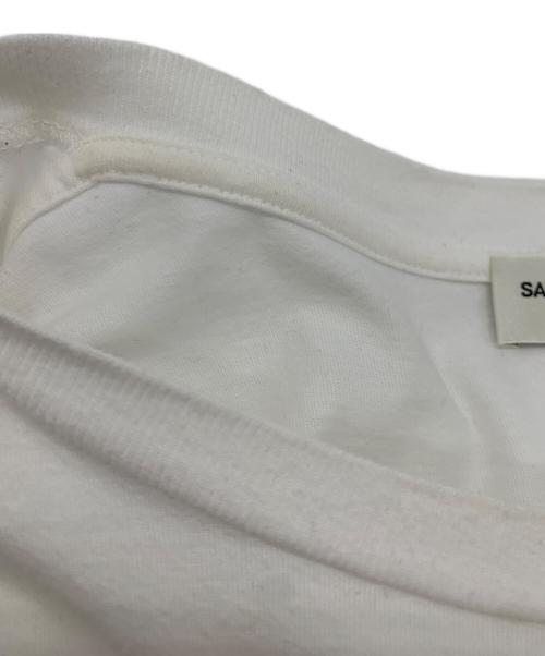 Saint Laurent Paris（サンローランパリ）Saint Laurent Paris (サンローランパリ) LOVEプリントTシャツ ホワイト サイズ:XSの古着・服飾アイテム