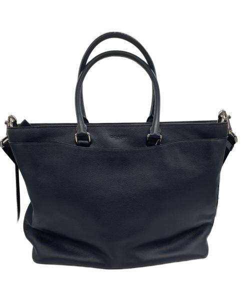 COACH（コーチ）COACH (コーチ) ビジネストートバック ネイビーの古着・服飾アイテム