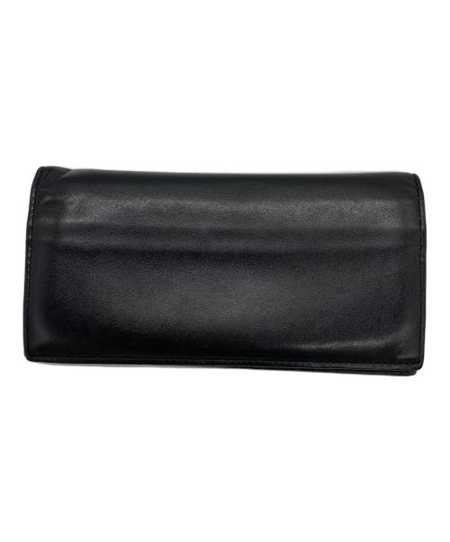 OFFWHITE（オフホワイト）OFFWHITE (オフホワイト) 二つ折り長財布 ブラックの古着・服飾アイテム