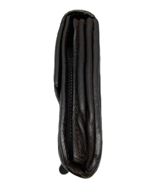 BOTTEGA VENETA（ボッテガベネタ）BOTTEGA VENETA (ボッテガベネタ) 二つ折り長財布 ブラウンの古着・服飾アイテム