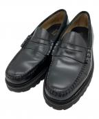 G.H.BASSジーエイチバス）の古着「トーナルコンビネーションローファー」｜ブラック