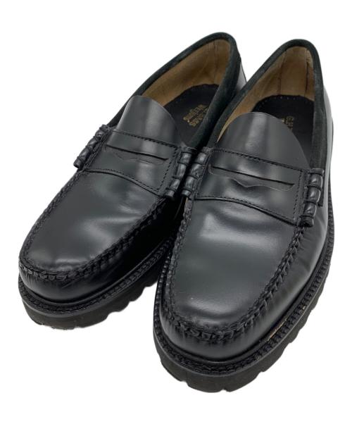 G.H.BASS（ジーエイチバス）G.H.BASS (ジーエイチバス) トーナルコンビネーションローファー ブラック サイズ:26cmの古着・服飾アイテム