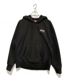 KENZO（ケンゾー）の古着「ロゴプリントパーカー」｜ブラック