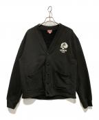 KENZOケンゾー）の古着「スウェットカーディガン」｜ブラック