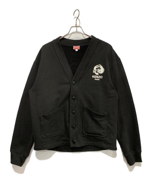KENZO（ケンゾー）KENZO (ケンゾー) スウェットカーディガン ブラック サイズ:Mの古着・服飾アイテム
