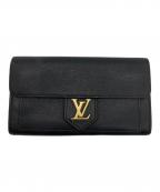 LOUIS VUITTONルイ ヴィトン）の古着「ポルトフォイユ・ロックミー」｜ブラック
