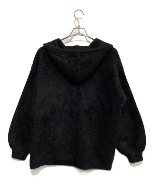 CLANE（クラネ）CLANE (クラネ) ニットパーカー ブラック サイズ:Sの古着・服飾アイテム