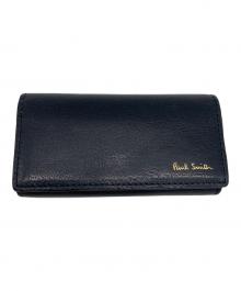PAUL SMITH（ポールスミス）の古着「シティエンボスキーケース」｜ネイビー