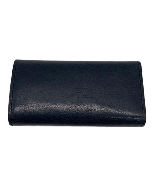 PAUL SMITH（ポールスミス）Paul Smith (ポールスミス) シティエンボスキーケース ネイビーの古着・服飾アイテム