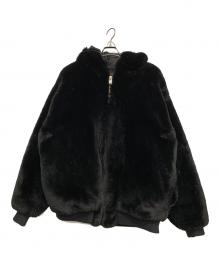 DANKE SCHON（ダンケ シェーン）の古着「ファーブルゾン」｜ブラック