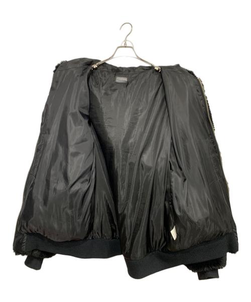 DANKE SCHON（ダンケ シェーン）Danke schon (ダンケ シェーン) ファーブルゾン ブラック サイズ:-の古着・服飾アイテム