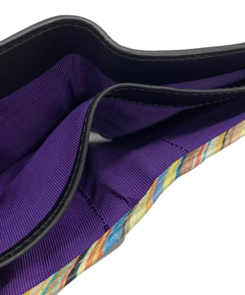PAUL SMITH（ポールスミス）PAUL SMITH (ポールスミス) 2つ折り財布 ブラックの古着・服飾アイテム