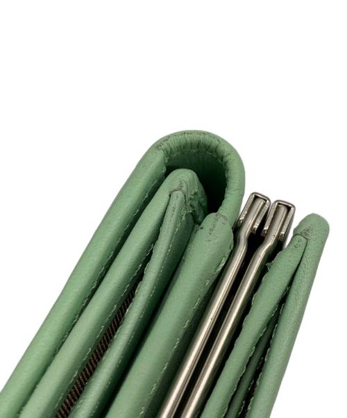 PAUL SMITH（ポールスミス）Paul Smith (ポールスミス) 3つ折り財布 ライトグリーンの古着・服飾アイテム