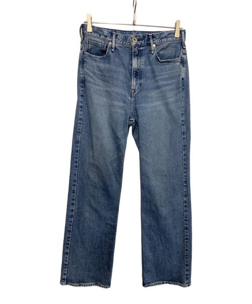 upper hights（アッパーハイツ）upper hights (アッパーハイツ) THE H-RISE BIRKIN  MARINE ブルー サイズ:SIZE W25の古着・服飾アイテム