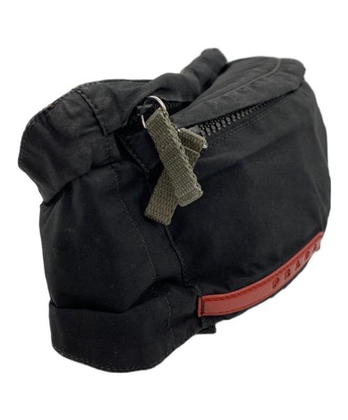 PRADA（プラダ）PRADA (プラダ) ウエストバッグ ブラックの古着・服飾アイテム