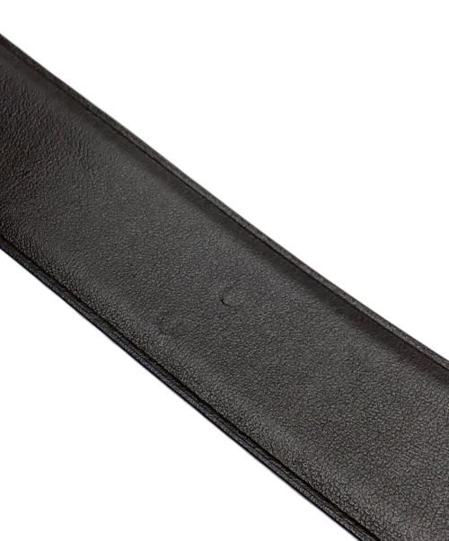 dunhill（ダンヒル）dunhill (ダンヒル) Dロゴバックルレザーベルト ブラックの古着・服飾アイテム