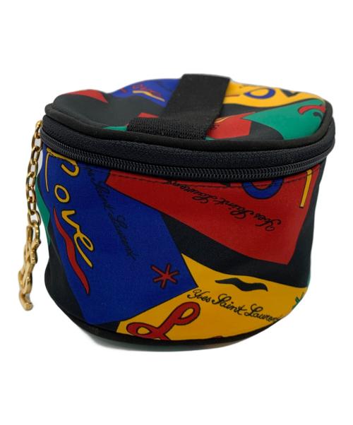 Yves Saint Laurent（イヴサンローラン）Yves Saint Laurent (イヴサンローラン) バニティポーチ マルチカラーの古着・服飾アイテム