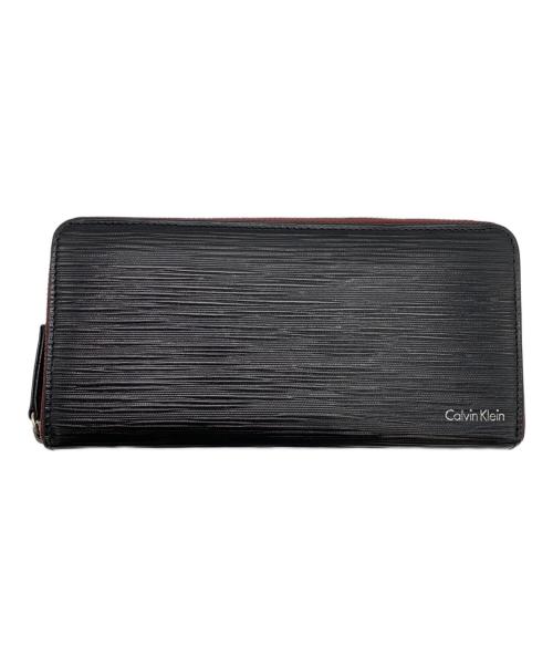 Calvin Klein（カルバンクライン）Calvin Klein (カルバンクライン) 長財布 ブラックの古着・服飾アイテム