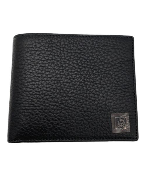 dunhill（ダンヒル）dunhill (ダンヒル) 2つ折り財布 ブラックの古着・服飾アイテム