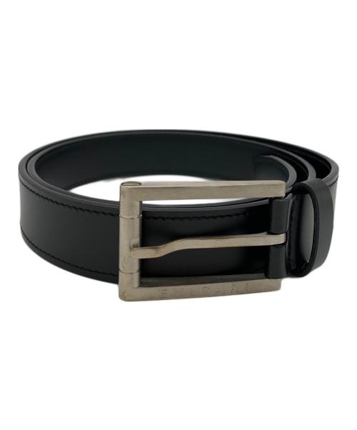 BVLGARI（ブルガリ）BVLGARI (ブルガリ) レザーベルト ブラックの古着・服飾アイテム