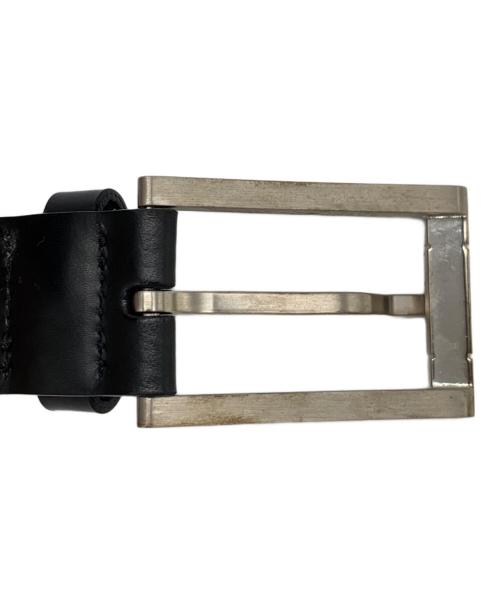 BVLGARI（ブルガリ）BVLGARI (ブルガリ) レザーベルト ブラックの古着・服飾アイテム