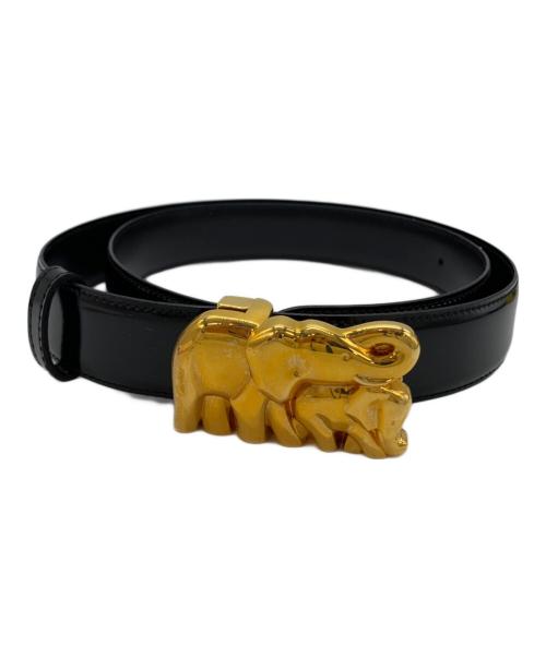 Cartier（カルティエ）Cartier (カルティエ) レザーベルト ブラックの古着・服飾アイテム