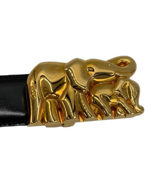 Cartier（カルティエ）Cartier (カルティエ) レザーベルト ブラックの古着・服飾アイテム