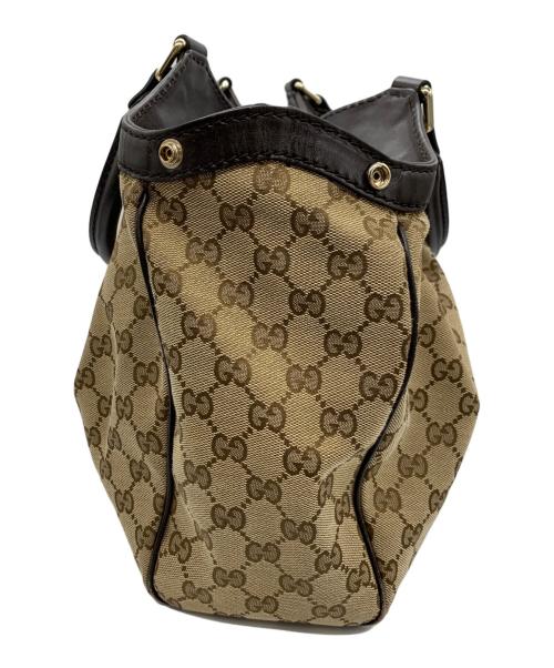 GUCCI（グッチ）GUCCI (グッチ) ハンドバッグ ブラウンの古着・服飾アイテム
