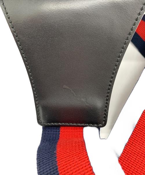 GUCCI（グッチ）GUCCI (グッチ) ウエストベルトバッグ ブラック×ネイビーの古着・服飾アイテム