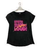 Hysteric Glamourヒステリックグラマー）の古着「プリントカットソー」｜ブラック