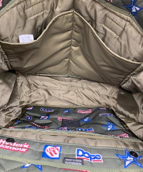 Hysteric Glamour（ヒステリックグラマー）Hysteric Glamour (ヒステリックグラマー) PORTER (ポーター) 2wayトートバッグ グリーンの古着・服飾アイテム