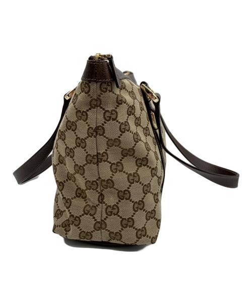 GUCCI（グッチ）GUCCI (グッチ) ハンドバッグ ベージュの古着・服飾アイテム