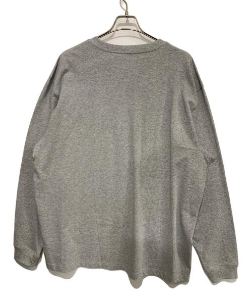 CarHartt（カーハート）CarHartt (カーハート) ロングスリーブTシャツ ライトグレー サイズ:XLの古着・服飾アイテム