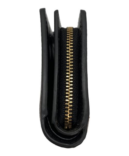 COACH（コーチ）COACH (コーチ) 2つ折り財布 ブラウン×ブラックの古着・服飾アイテム