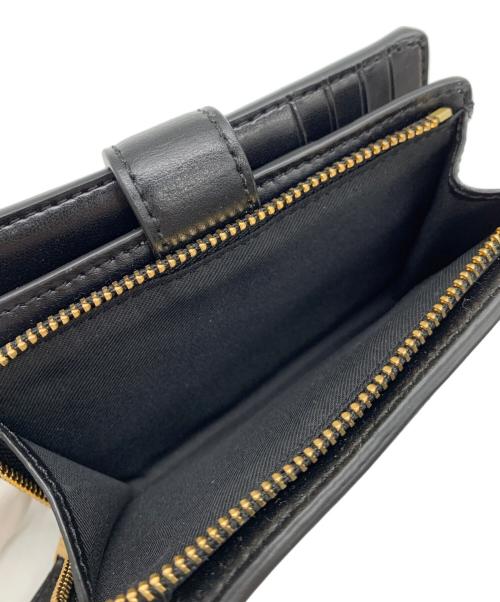 COACH（コーチ）COACH (コーチ) 2つ折り財布 ブラウン×ブラックの古着・服飾アイテム