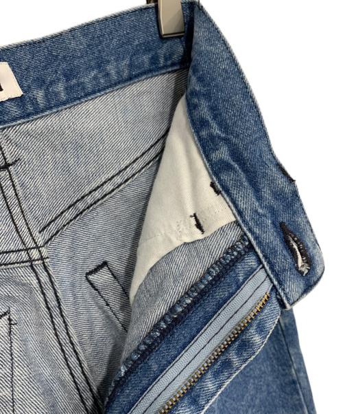 H（アッシュ）H (アッシュ) BEAUTY&YOUTH (ビューティーアンドユース) デニムパンツ インディゴ サイズ:SMALLの古着・服飾アイテム