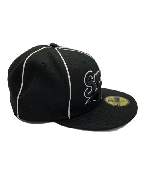 New Era（ニューエラ）New Era (ニューエラ) Supreme (シュプリーム) キャップ ブラック サイズ:7 1/2の古着・服飾アイテム