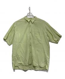 BEAMS（ビームス）の古着「ソリッド イージーフィット ミニレギュラーカラー シャツ」｜グリーン