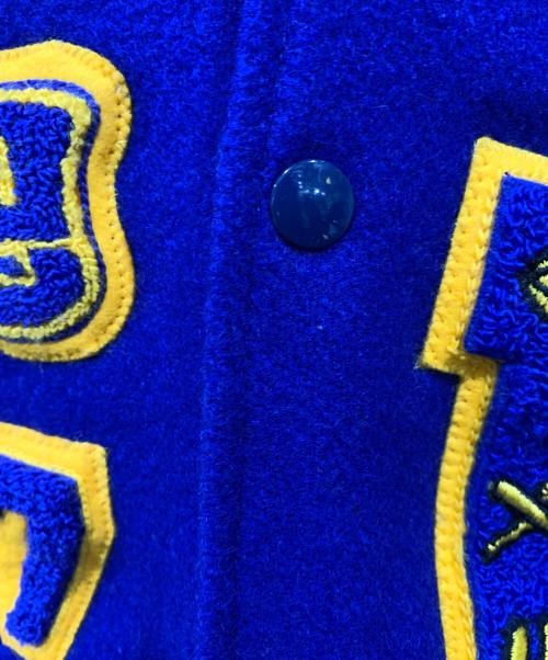 TM ATHLETICS（ティーエムアスレチックス）TM ATHLETICS (ティーエムアスレチックス) スタジャン ブルー×ベージュ サイズ:SIZE42の古着・服飾アイテム