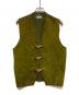 PENDLETON（ペンドルトン）の古着「ウールスウェード切替ベスト」｜オリーブ