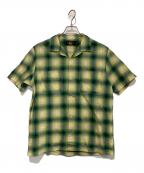RRLダブルアールエル）の古着「半袖オンブレチェックシャツ」｜グリーン×イエロー