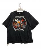 PEANUTS×DELTA PRO WEIGHTピーナッツ×デルタプロウェイト）の古着「半袖Tシャツ」｜ブラック