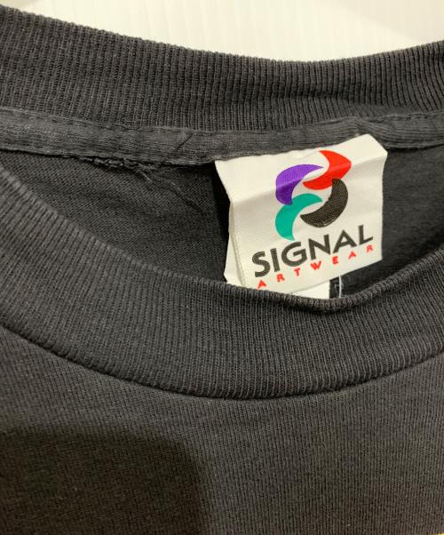 SIGNAL ART WEAR（シグナル アート ウェア）SIGNAL ART WEAR (シグナル アート ウェア) 半袖Tシャツ ブラック サイズ:XLの古着・服飾アイテム