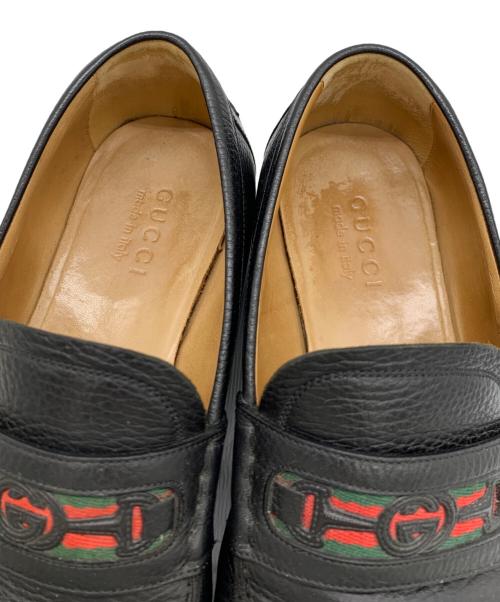 GUCCI（グッチ）GUCCI (グッチ) ローファー ブラック サイズ:25.5㎝の古着・服飾アイテム