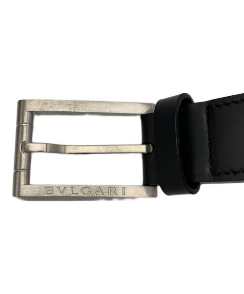 BVLGARI（ブルガリ）BVLGARI (ブルガリ) レザーベルト ブラックの古着・服飾アイテム