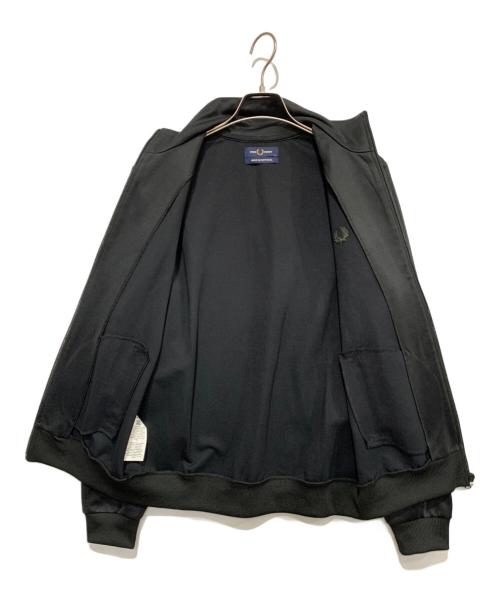 FRED PERRY（フレッドペリー）FRED PERRY (フレッドペリー) 月桂樹ロゴ刺繍トラックジャケット ブラック サイズ:Mの古着・服飾アイテム