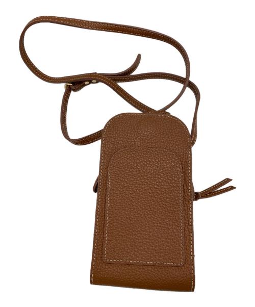 IANNE（イアンヌ）IANNE (イアンヌ) スマホショルダーポーチ ブラウンの古着・服飾アイテム