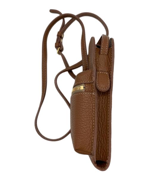 IANNE（イアンヌ）IANNE (イアンヌ) スマホショルダーポーチ ブラウンの古着・服飾アイテム